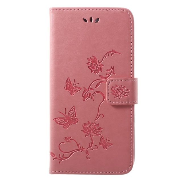marque generique - Etui en PU  fleur papillon rose pour Huawei P20 marque generique - Autres accessoires smartphone marque generique
