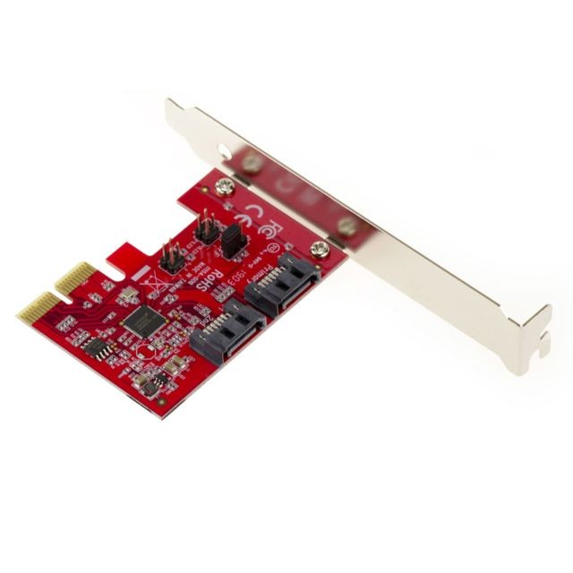 Carte Contrôleur USB Kalea-Informatique Carte PCIe Hardware Raid 1 SATA 3.0 2 Ports - MIRRORING d'un Disque existant pour Duplication ou Raid 1