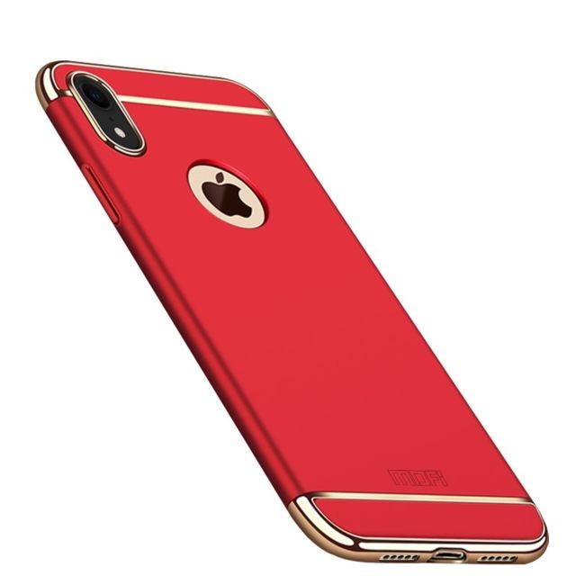 marque generique - Coque en TPU rigide détachable 3 en 1 rouge pour votre Apple iPhone XR 6.1 inch marque generique  - marque generique
