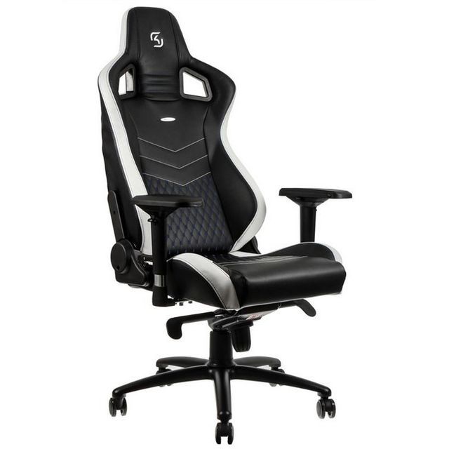 Noblechairs - EPIC - SK Gaming Edition - Noir/Blanc/Bleu - Noblechairs EPIC Chaise gamer