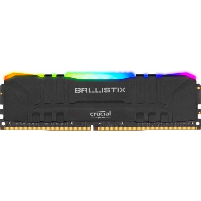 Crucial - Ballistix Black - 2 x 16 Go - DDR4 3000 MHz - RGB - Noir - RAM PC Fixe 3000 mhz
