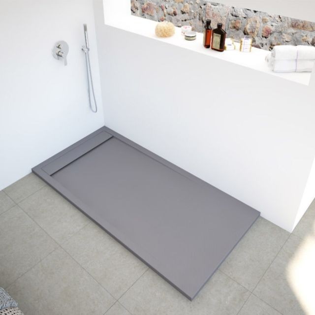 Sanycces - Receveur de douche New York - 120 x 90 cm - Gris - Plomberie Salle de bain