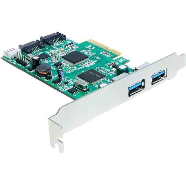 Cabling CABLING  Nouveau USB 3.0 PCI Express carte adaptateur double 2 Ports PCI