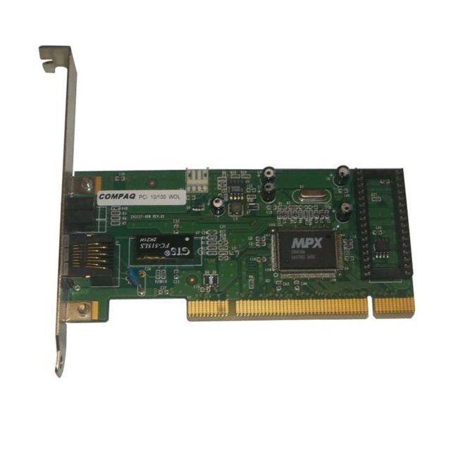 Carte réseau Compaq Carte Réseau COMPAQ 243127-408 Rev.01 ETHERLINK 10/100Mbps Ethernet PCI 1x RJ45