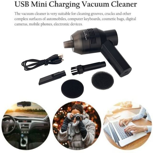 Generic - Mini aspirateur puissant multifonction USB pour clavier de voiture - Noir Generic  - Consommables pour outillage motorisé