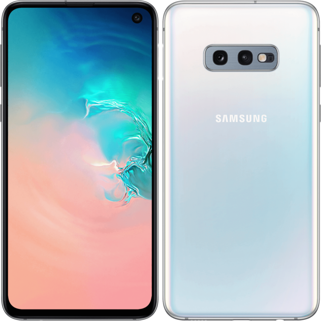 Samsung - Galaxy S10e - 128 Go - Blanc Prisme - Rue du Commerce