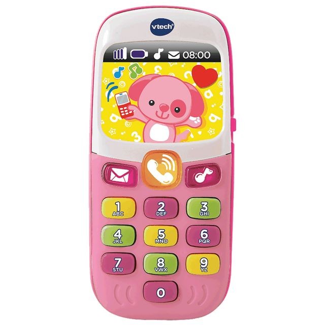 Vtech Baby - Baby smartphone bilingue rose - 138165 - Vtech Baby