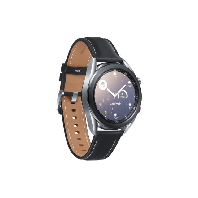 Montre connectée Galaxy Watch 3 - 41 mm - 4G - SM-R855FZSAEUB - Argent - Bracelet Noir