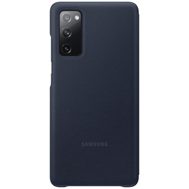 Samsung - Etui EF-ZG780CN Clear View Cover Navy S20FE - Coque, étui smartphone Plastique