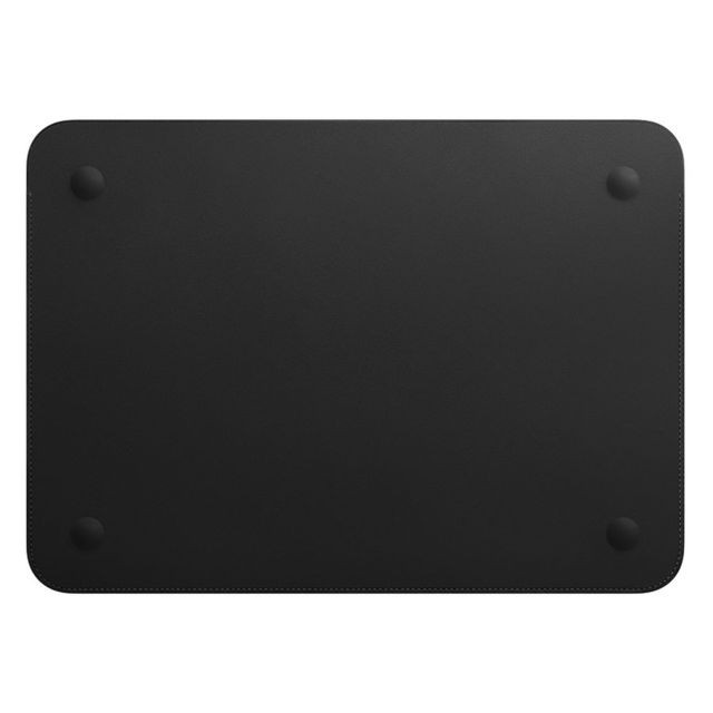 Apple - APPLE Housse Cuir MacBook 12' Noir - Protection écran tablette