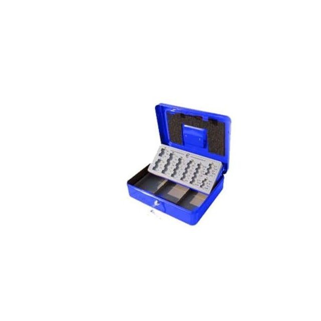 Stark - Caissette à monnaie euro bleu Stark PE02 370x100x280mm - Sécurité