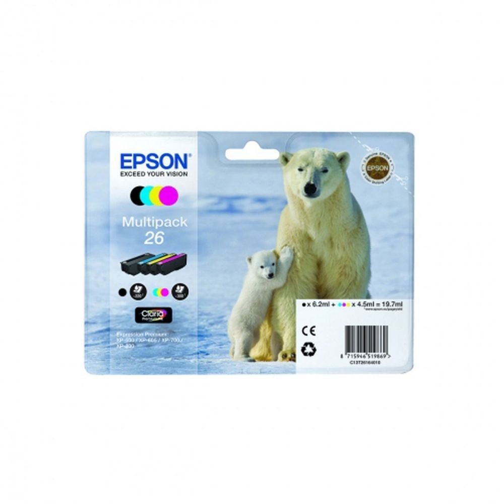 Epson Pack de cartouche d'encre - C13T26164020 - Couleur + Noir