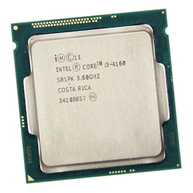 Intel -Processeur CPU Intel Core I3-4160 3.6Ghz 3Mo 5GT/s LGA1150 Dual Core SR1PK Intel  - Processeur INTEL Lga1150