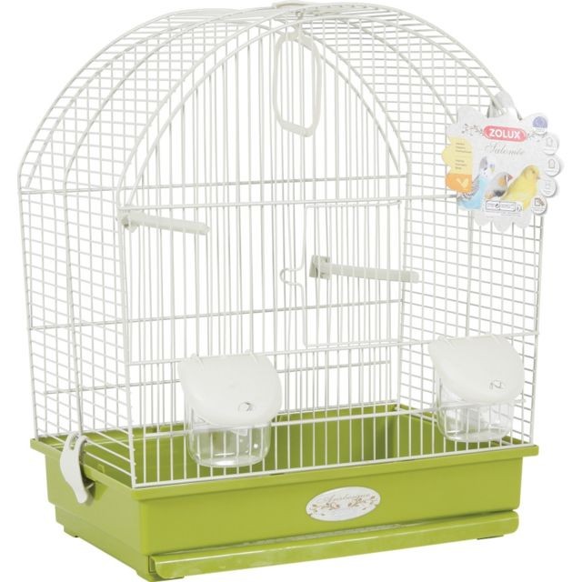Cage à oiseaux Zolux Cage arabesque Salomée 40 cm olive