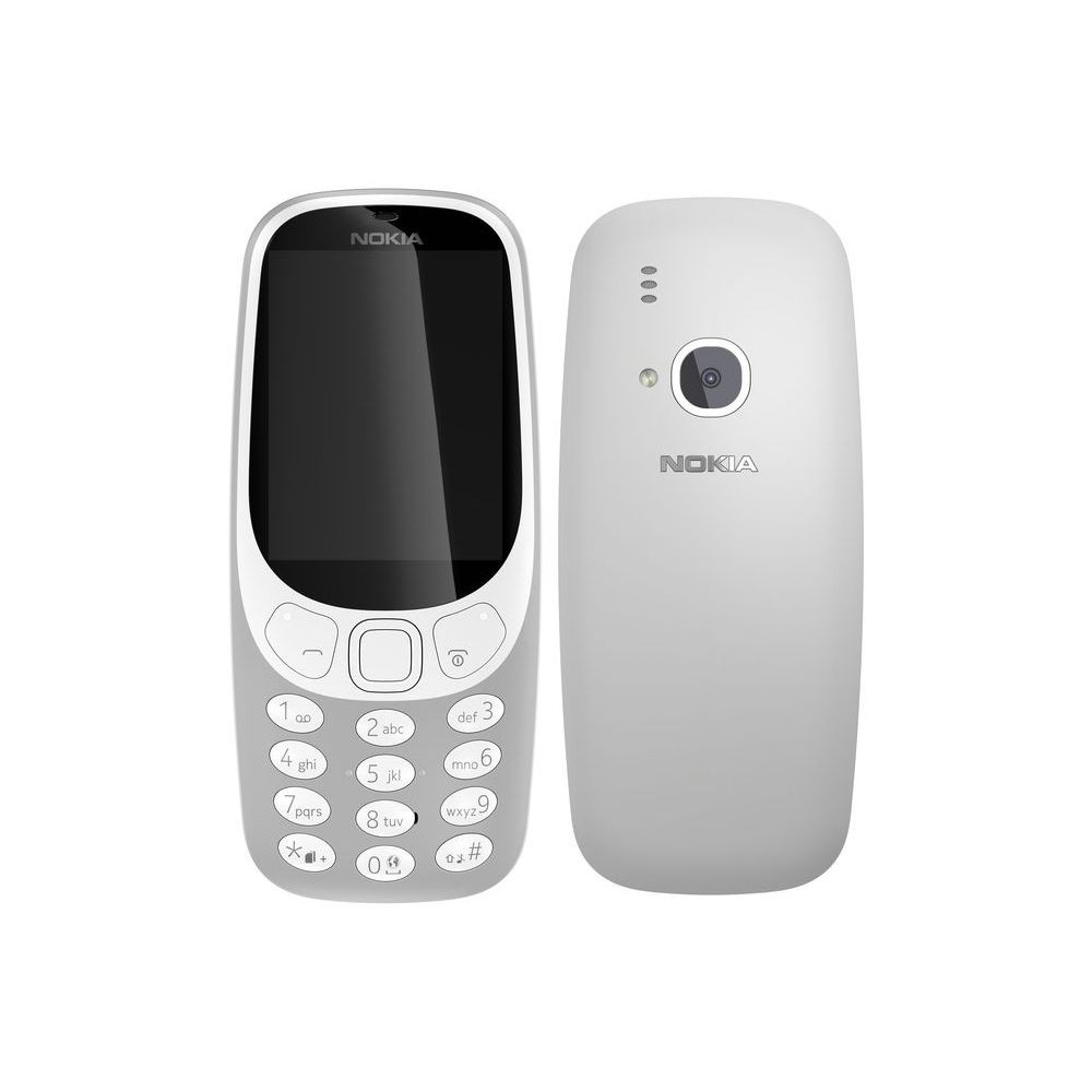 Téléphone mobile Nokia 3310 - Double SIM - Gris