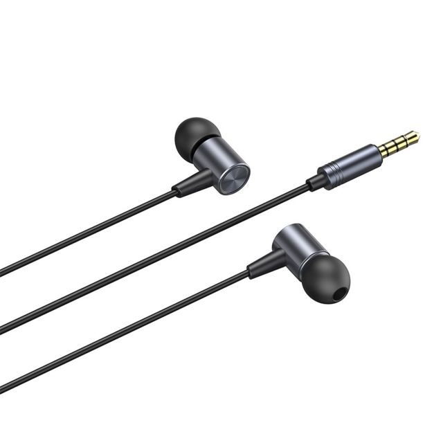 Ecouteurs intra-auriculaires Écouteur awei L2 3.5mm Plug-in-Ear Stéréo Eerphone avec Micro Gris