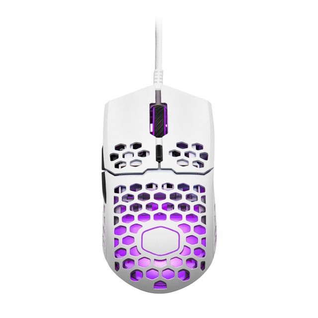 Souris Cooler Master MM711 White Glossy RGB