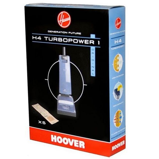 Sacs aspirateur Hoover Boite de 5 sacs H4 TURBOPOWER1