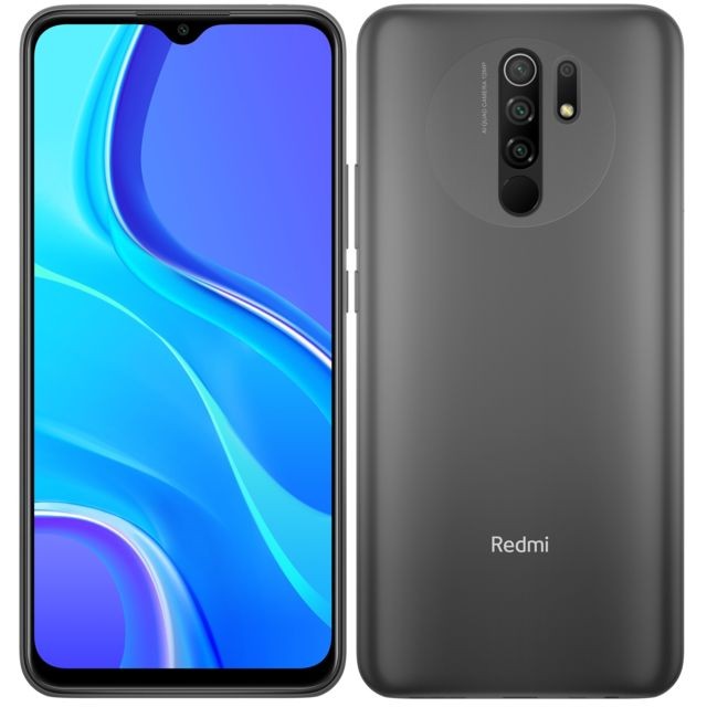 XIAOMI - Redmi 9 - 4/64 Go - Gris Carbone - Smartphone Android Full hd plus