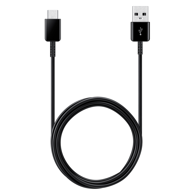Samsung - Pack de 2 câbles Samsung USB/USB C EP-DG930MB noirs Samsung   - Samsung