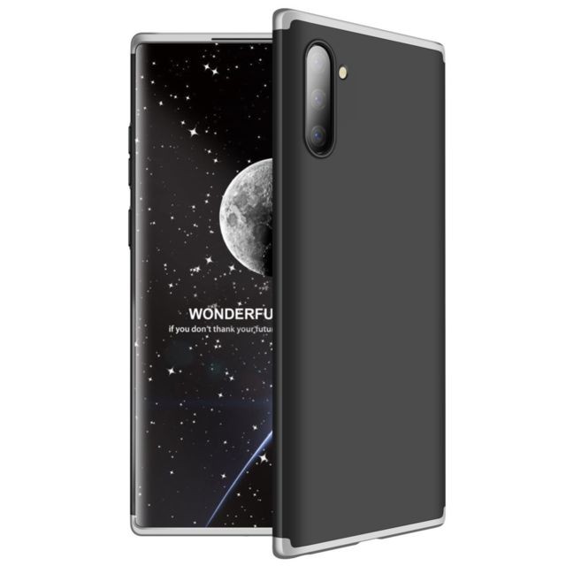 marque generique - Coque en TPU matte détachable 3 pièces noir/argent pour votre Samsung Galaxy Note 10 5G/Note 10 marque generique  - Etui samsung galaxy note 3 noir