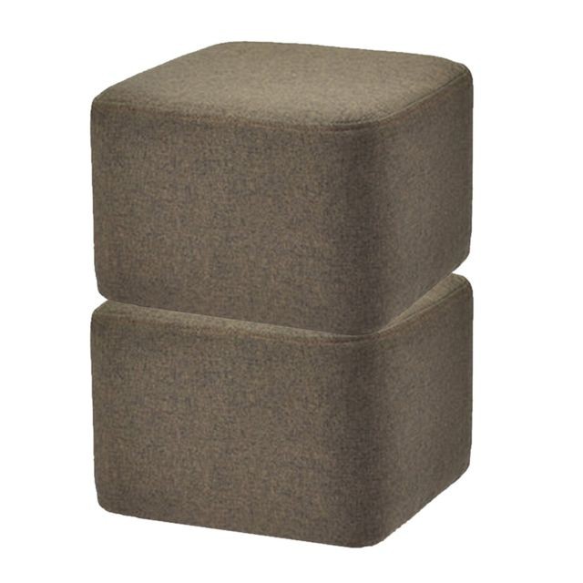 marque generique - Couvre-tabouret en bois carré 2 pièces, étui de protection pour les repose-pieds café marque generique  - Quincaillerie du meuble