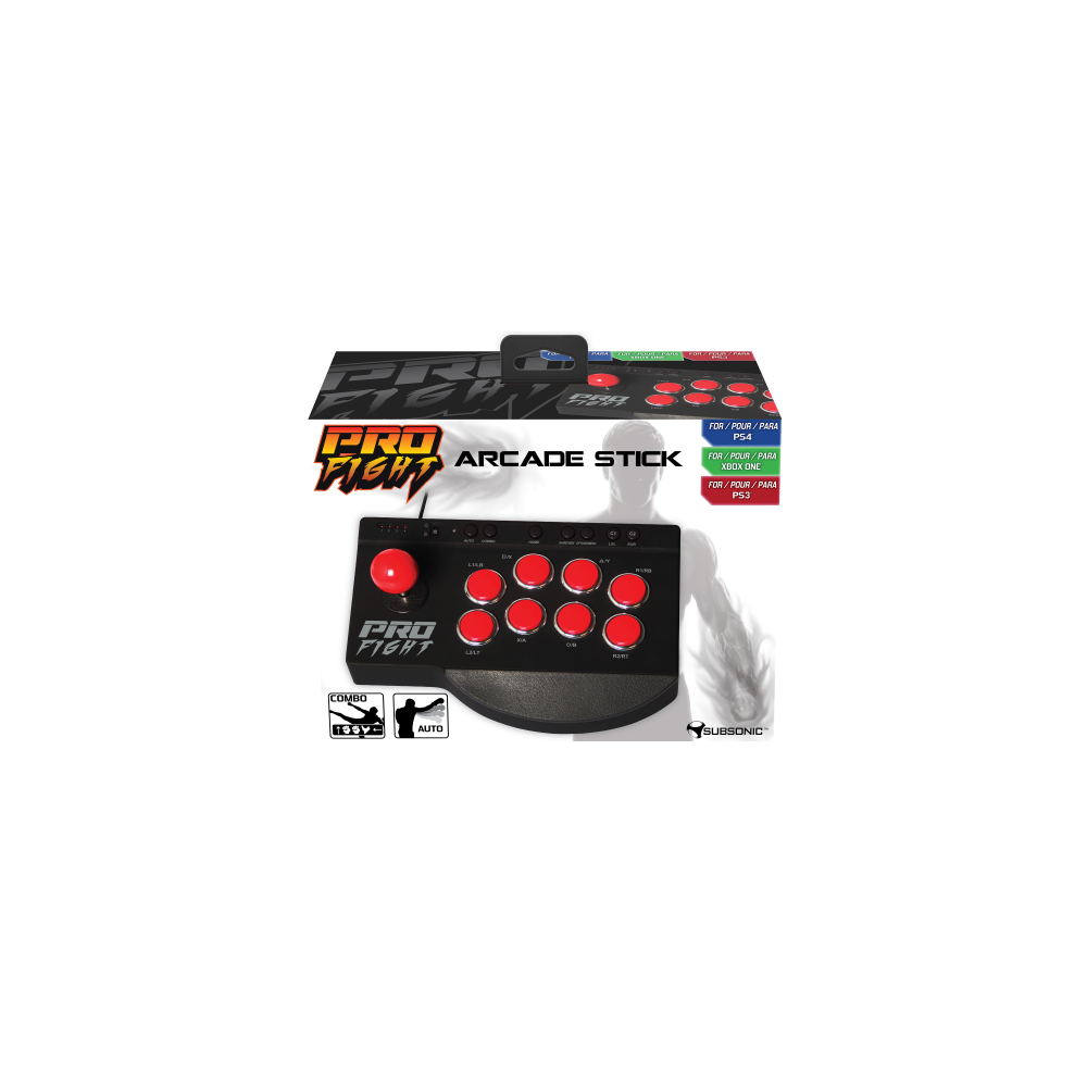Manette PS4 Subsonic ACC PS4 PRO FIGHT ARCADE STICK
