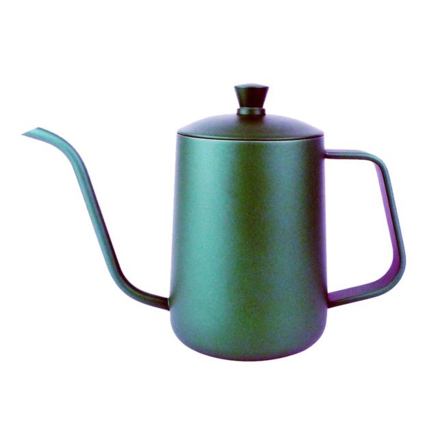 marque generique - Goutte à goutte à main en acier inoxydable Pot de café versé sur gobelet Kettle 600ml Vert - Tout pour le thé Petit déjeuner, Café