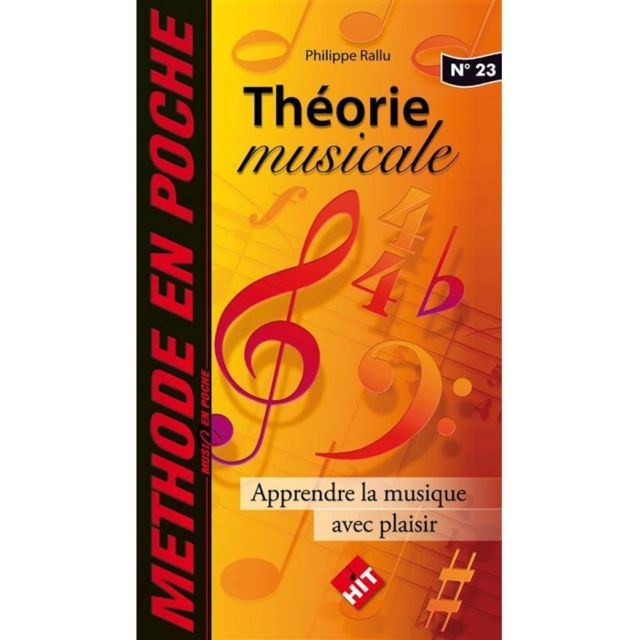 Méthodes pédagogiques Hit Diffusion Théorie musicale - Philippe Rallu - Méthode en poche