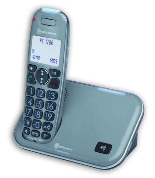 Amplicomms - Téléphone pour la maison- Senior- Malentendantes  PowerTel 1700, Amplicomms - Téléphone fixe sans fil