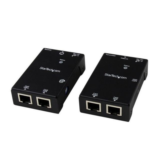 Startech - Transmetteur Prolongateur HDMI sur Cat5 /Cat6 avec Power over Câble - Extender HDMI RJ45  - 50m - Câble HDMI