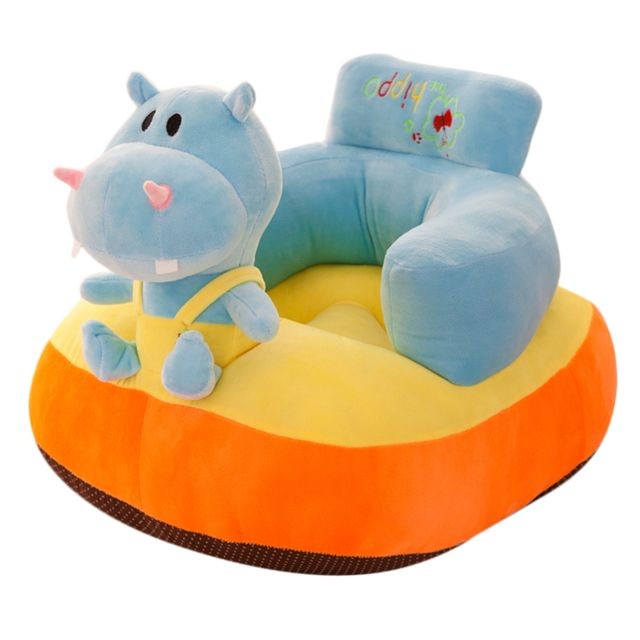 marque generique Hippopotame de siège d'enfant de divan d'animal de dessin animé de peluche d'enfants de chaise de chaise d'enfants