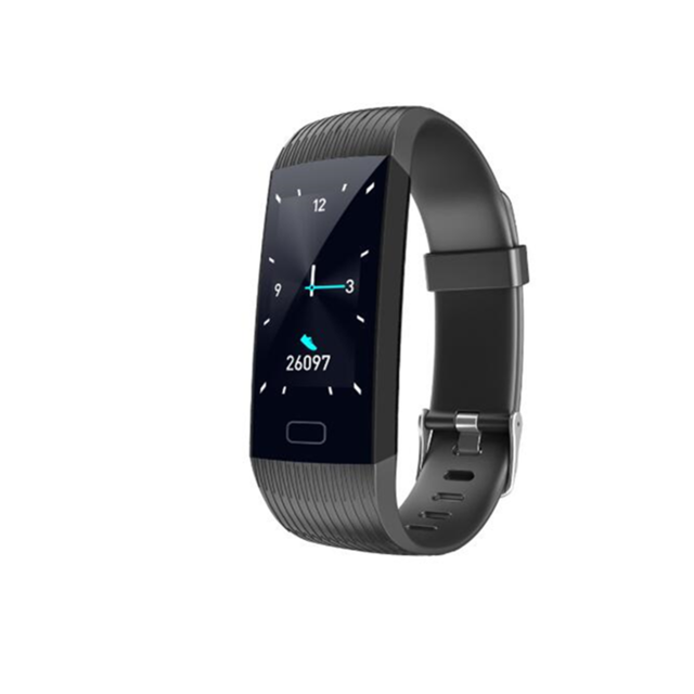 marque generique - YP Select 1.14 pouces Écran couleur Pression artérielle Moniteur de fréquence cardiaque Sport Bluetooth Smart Wristband Watch-NOIR marque generique  - Idées cadeaux