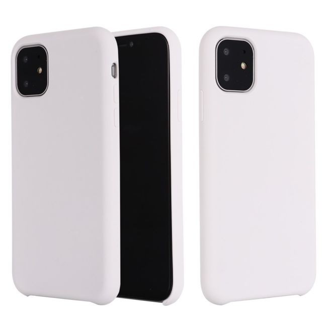 marque generique - Coque en silicone liquide blanc pour votre Apple iPhone 11 Pro Max 6.5 pouces (2019) marque generique  - marque generique