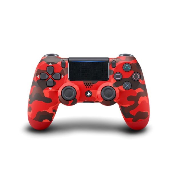 Sony - Manette sans fil DualShock PS4 – Red Camouflage - Manette PS4