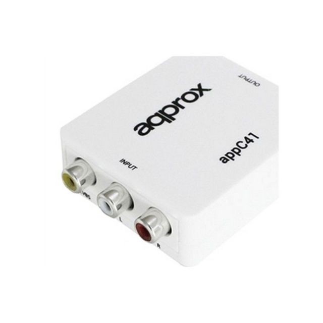 Approx - Adaptateur RCA vers HDMI approx! APPC41 Blanc Approx   - Approx