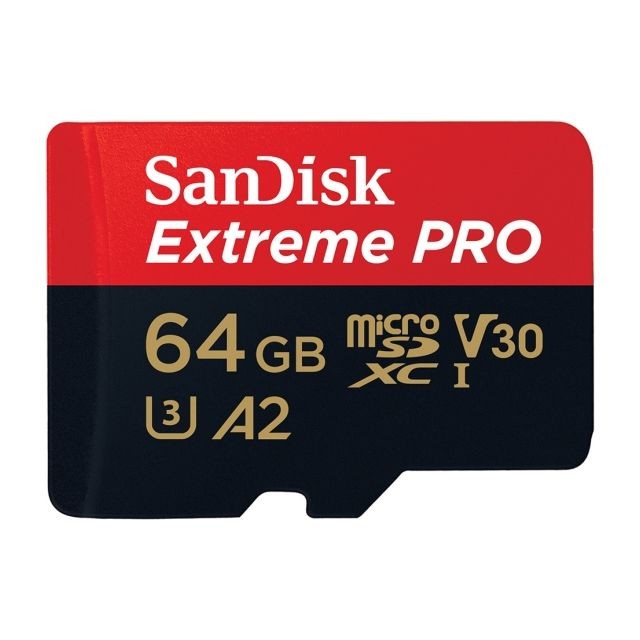 Carte SD Sandisk Sandisk 64GB Extreme Pro microSDXC mémoire flash Class 10