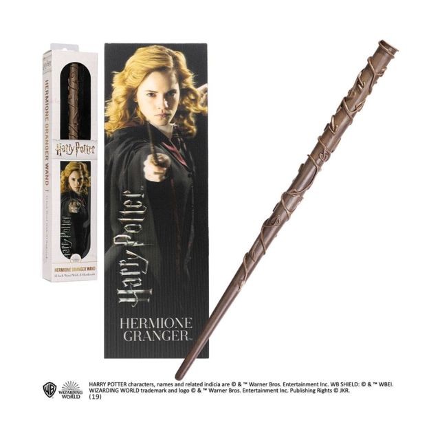 Noble Collection - Harry Potter - Réplique baguette Hermione Granger 30 cm Noble Collection  - Marchand Stortle