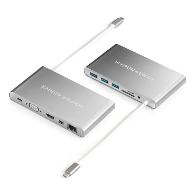 Hyperdrive - Hub Ultimate USB-C MacBook & PC - Gris Sideral Hyperdrive   - Accessoires pc portables reconditionnés