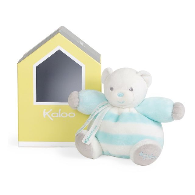 Animaux Ludendo Kaloo bébé pastel : Patapouf ours aqua et crème