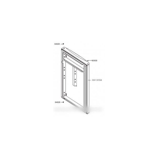Smeg - Porte refrigerateur + joint magnetique pour réfrigérateur smeg Smeg  - Smeg