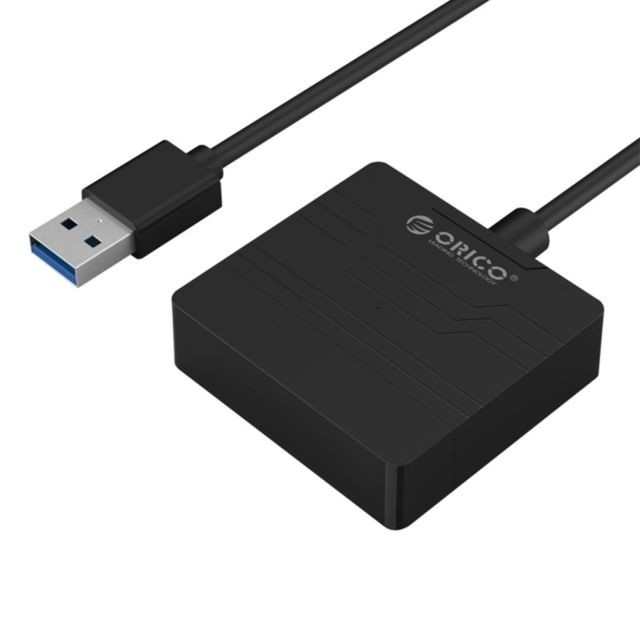 E-Thinker - Adaptateur USB 3.0 vers Disque Dur IDE SATA Convertisseur pour  2.5'' 3.5'' IDE Disque Dur et SATA HDD SSD avec Alimentation Externe DC 12V  2A et 1m Câble USB 3.0