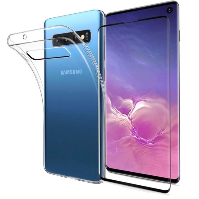 Xeptio - Samsung Galaxy S10 verre trempé protection écran vitre ET coque transparente Xeptio  - Protection écran smartphone