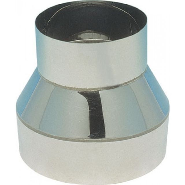 Ten - Réduction inox - simple paroi - femelle 180 mm / mâle 153 mm - Accessoires de radiateur