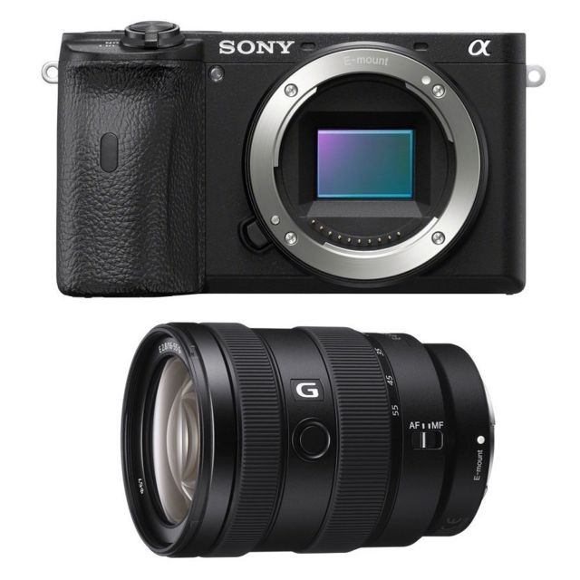 Sony - SONY A6600 Noir KIT 16-55mm F2.8 G Noir - Appareil Hybride