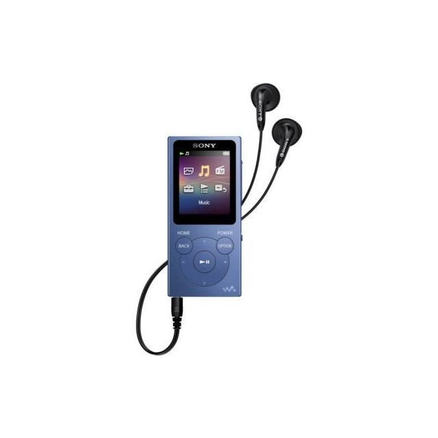 Sony - Bal. MP3 SONY NWE394L 8Go Bleu - MP3