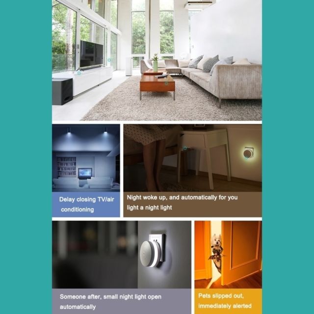 Box domotique et passerelle Domotique Maison connectée blanc pour appareils Xiaomi Smart Home Suite, avec l'utilisation de la passerelle multifonction Détecteur de corps humain intelligent