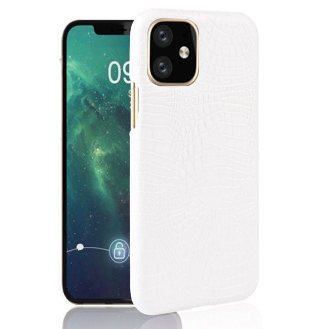 marque generique - Etui en PU crocodile blanc pour votre Apple iPhone 6.1 pouces (2019) marque generique  - Coque, étui smartphone