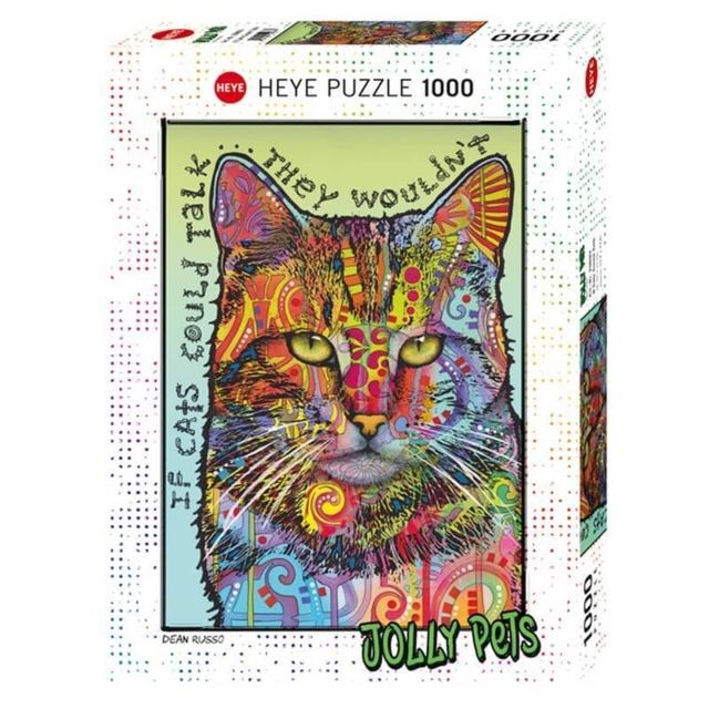 Heye - Puzzle 1000 Pièces : Si les chats pouvaient parler Heye  - Puzzles Heye