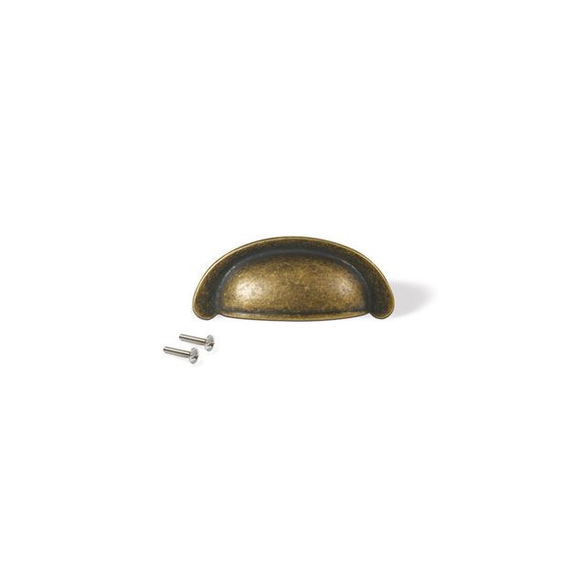 Emuca - Poignée pour meuble Marrakech en zamak finition bronze avec entraxe 64 mm - 9348908 - Emuca Emuca  - Quincaillerie